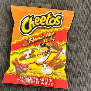 CHEETOS Flammin Hot Crunchy Flavored Eyeshadow Palette NWT